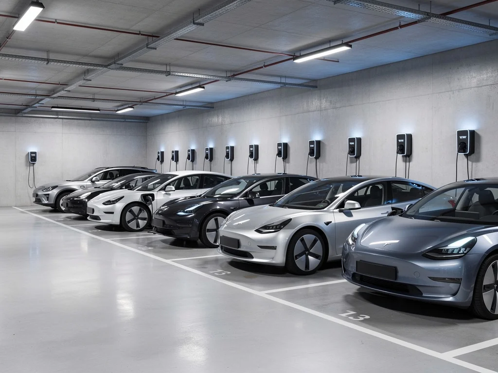 Infrastructure de recharge collective au sous-sol d'une copropriété